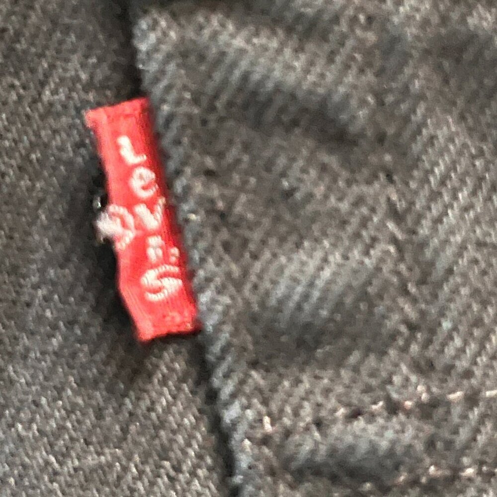 REFORMATION X LEVI'S REPURPOSED UPCYCLED REDESIGNED BLACK JEANS  FITTED  EUC  27 - Picture 2 of 15